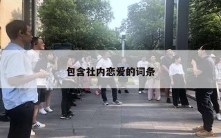 包含社內(nèi)戀愛的詞條