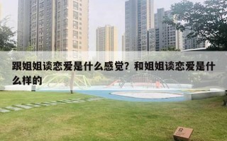 跟姐姐談戀愛是什么感覺？和姐姐談戀愛是什么樣的